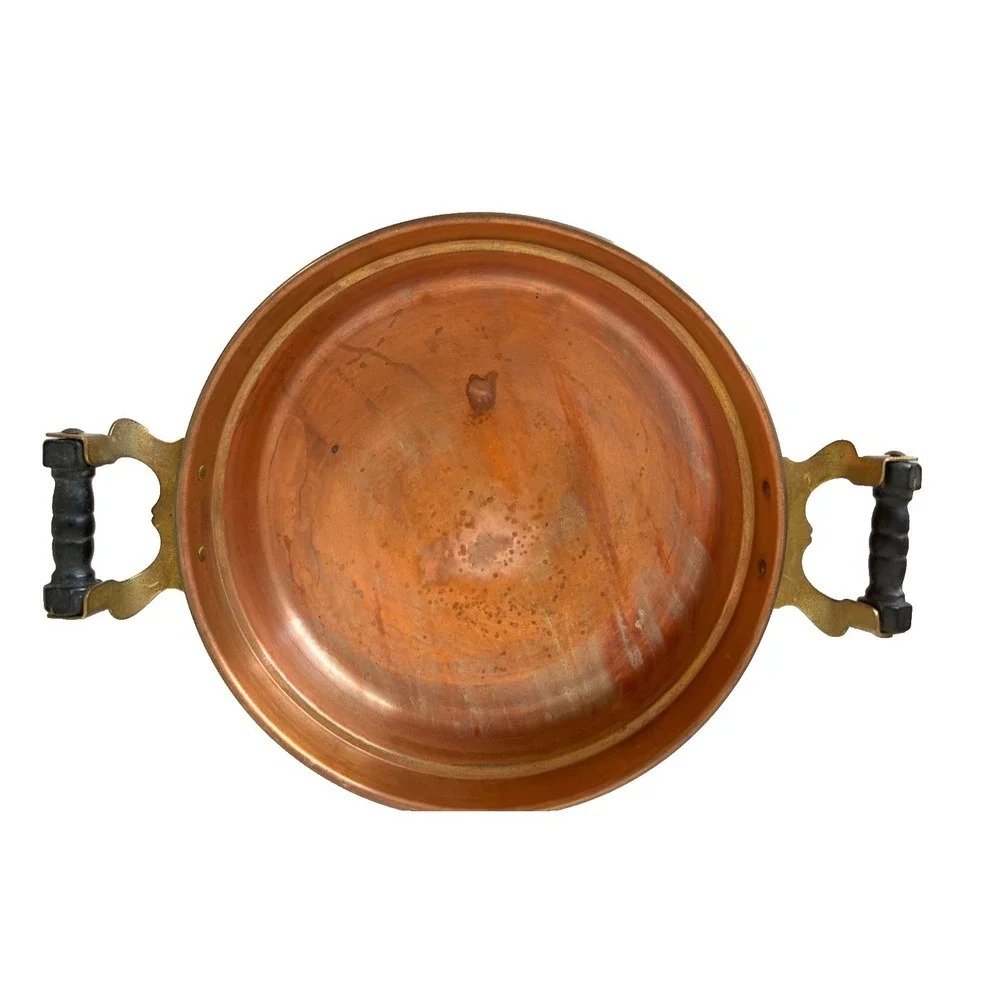 Vintage Coppercraft Guild Copper Serving Dish Lid Clad Aluminum Saute Pan Set 5